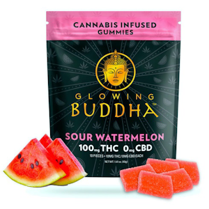 Glowing Buddha - Sour Watermelon Gummies 100mg