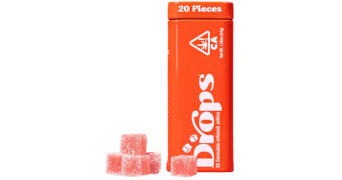 Drops - Strawberry 2:1:1 THCV:CBG:THC Live Rosin Gummies - 200mg