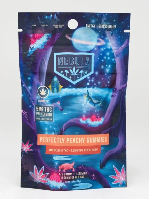 Nebula - Nebula | Perfectly Peachy THC CBG Gummies | 5mg THC Main Image