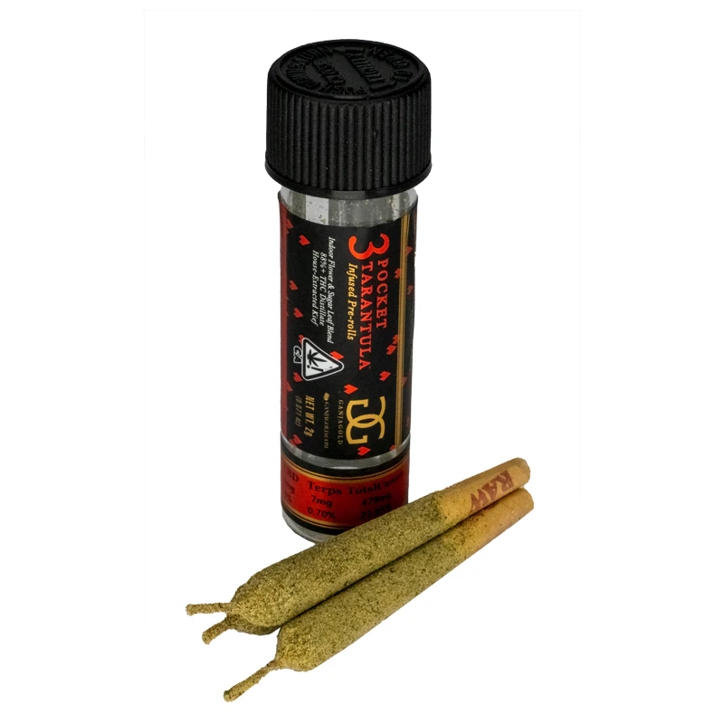 Ganja Gold - Lava Cake - Red Tarantula 3pk Infused (2g) Main Image