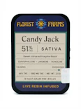 Candy Jack -Sativa-51%THC | 0.5x 5pk 2.5g (Resin Infused Pre-Rolls) | Florist Farms  - x8 FRONT