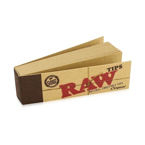 Raw - (RA216) Raw | Original Tips | 50 Piece Natural Unrefined Tips
