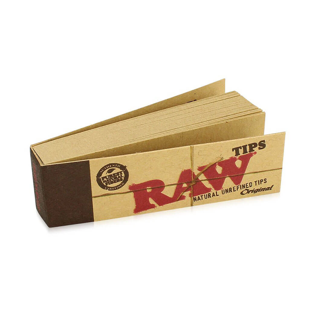 Raw - (RA216) Raw | Original Tips | 50 Piece Natural Unrefined Tips Main Image