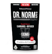 Dr. Norm's - Cookies and Cream Nano Mini Cookie 10pk 100mg