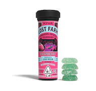 Kiva Lost Farms Live Resin Gummies Raspberry