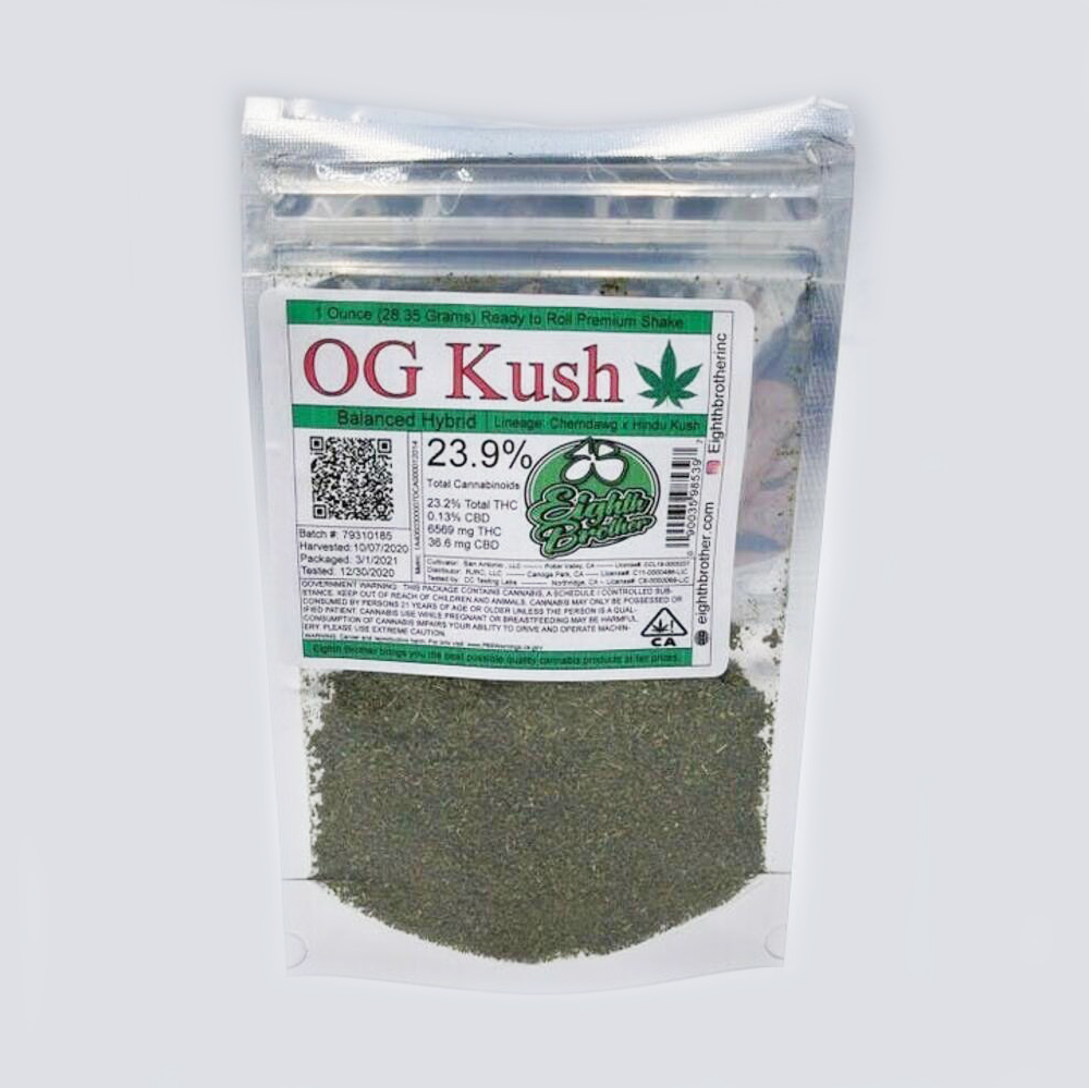 Eighth Brother OG Kush Shake 28.0g - Shop - Nexus Deliver