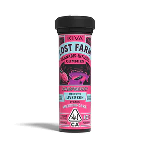 KIVA - Kiva Lost Farm Live Resin Gummies Raspberry