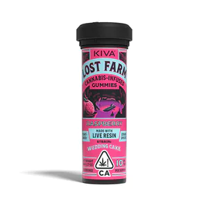 Kiva - Lost Farm Kiva Live Resin Gummies Raspberry $22