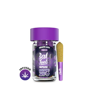 Jeeter - Jeeter - Grape Ape - 5pk 0.5g Infused Pre-Rolls