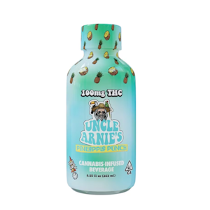 Uncle Arnie's Beverage - 100mg THC Pineapple Punch (8oz) - Uncle Arnie's Beverage