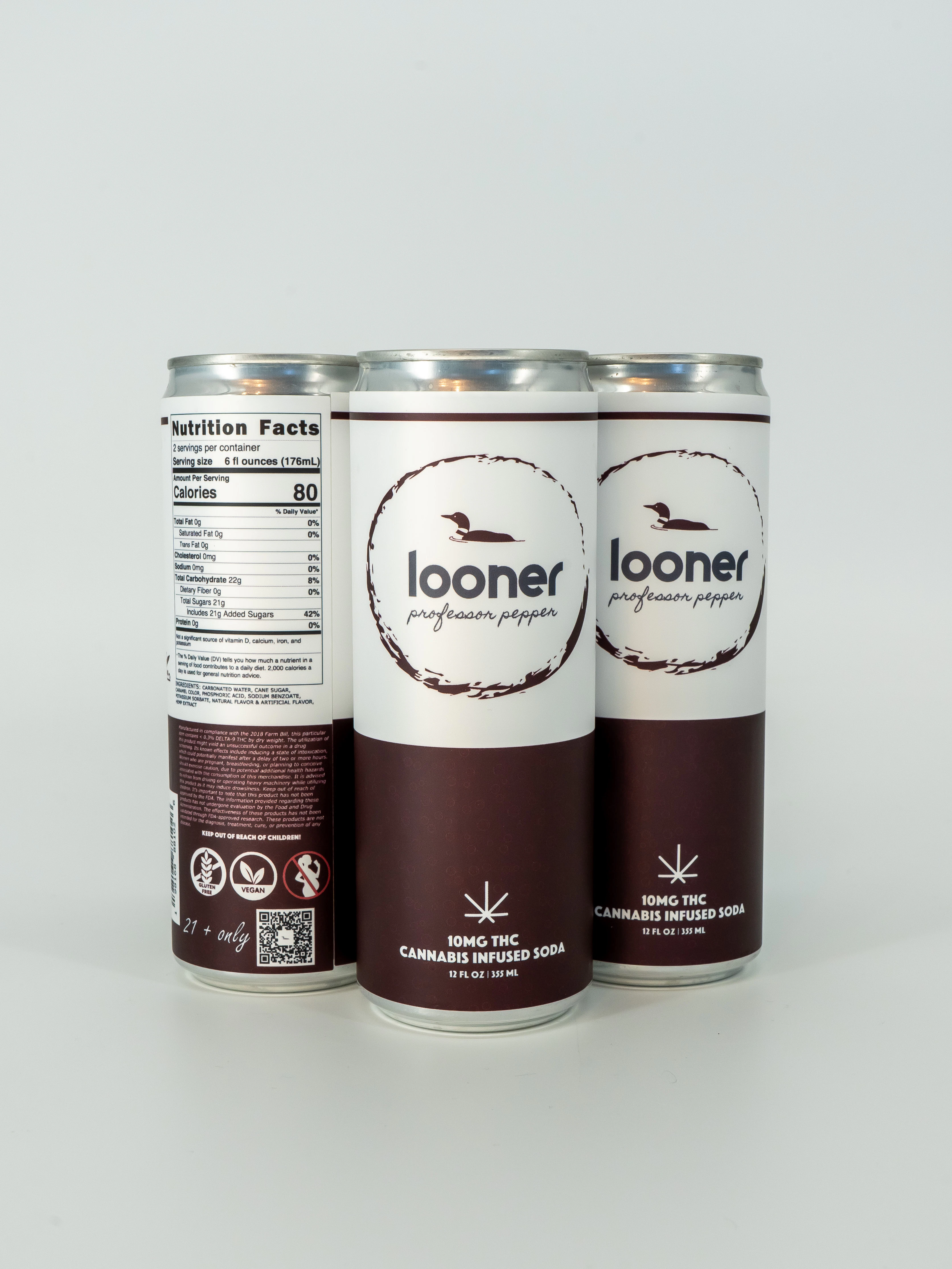 LOONER - Looner | Professor Pepper THC Soda | 10mg THC Main Image