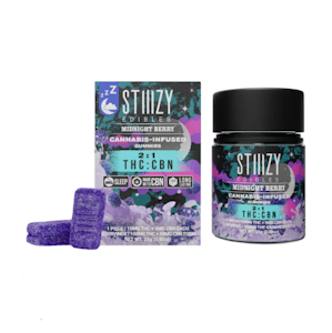 STIIIZY - STIIIZY: Midnight Berry 2:1 (THC:CBN) Gummies - 100mg THC : 50mg CBN (I)