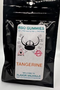 Tangerine - 100mg RSO Gummies - Mighty Viking