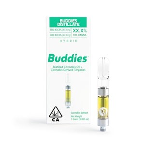 Buddies - Blueberry Faygo 1g Distillate Cart - Buddies