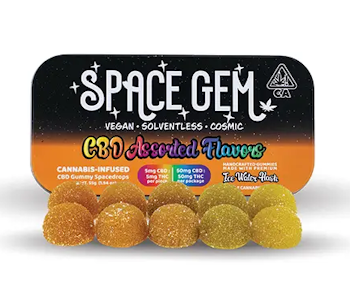 Space Gem - Space Gem - 10ct. 50mg CBD:50mg THC - CBD Space Drops