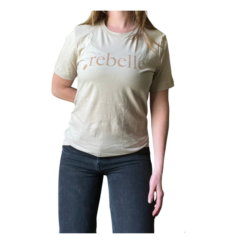 Made By Rebelle - Beige | SM | Rebelle | T-Shirt Main Image