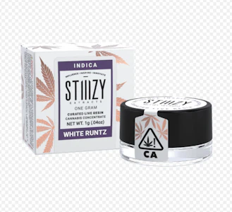 STIIIZY - Stiiizy - White Runtz - 1g Live Resin