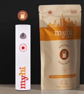 Myhi - MYHI | Social SOUR DIESEL | 1G Rosin AIO