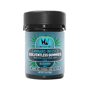 WEST COAST CURE - West Coast Cure - Blueberry - 10mg Hash Gummies 10pk