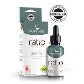 Fairwinds | 5:1 THC CBD | Tincture | DOH | 35mg THC 165mg CBD