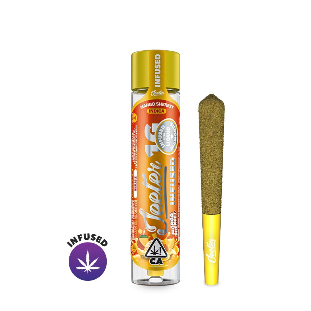 Jeeter - [Jeeter] Preroll Infused - 1g - Mango Sherbet (I) Main Image