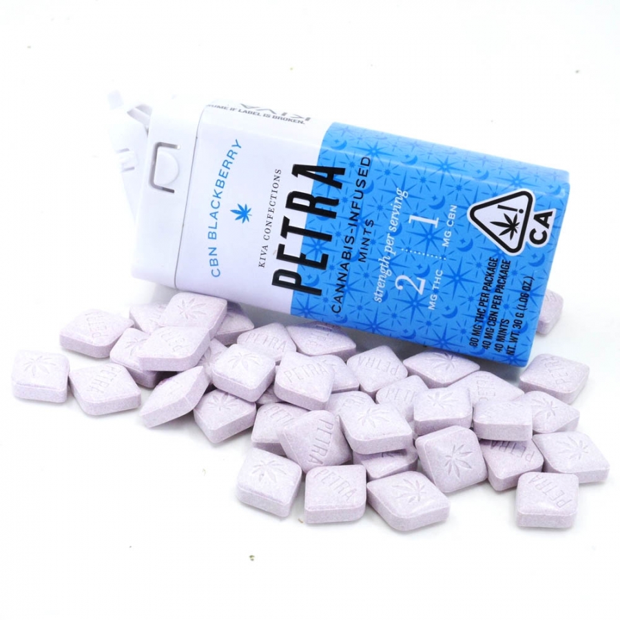 Petra Mints 21 Blackberry CBN Los Alamitos Dispensary Menu Haven