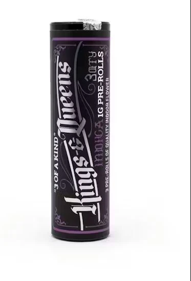 Kings & Queens - Kings & Queens - Indica - 3pk/1g Prerolls Main Image