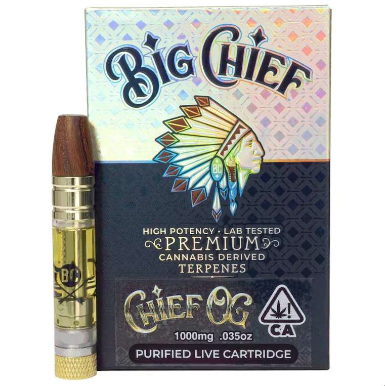 Big Chief - Big Chief - Cannabis Derived Terpenes 510 Cartridge - Indica - Chief OG - (1g) Main Image