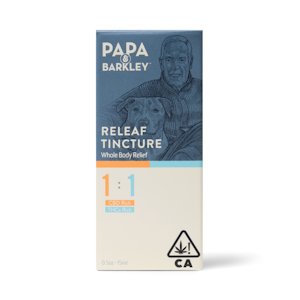 CBD:THCa - 1:1 Releaf Tincture - 15m - Papa & Barkley