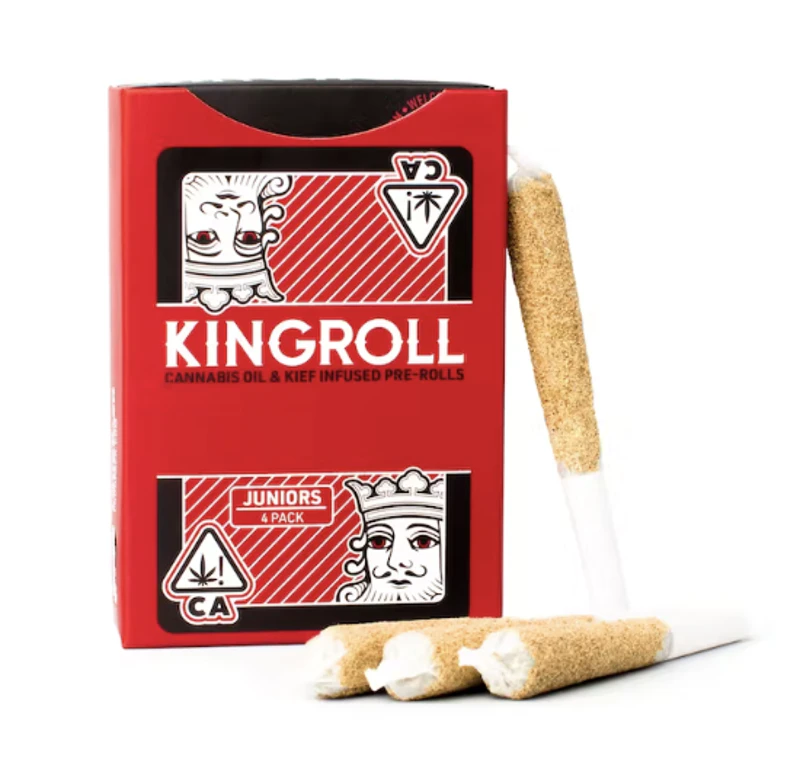 KINGPEN - 3g Strawberry Cough x Lemoncello Infused Pre-Roll Pack (.75g - 4 pack) - Kingroll Main Image