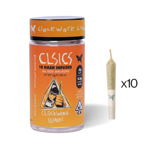 CLSICS - 3g Clockwork Lemon Infused Pre-roll (.3g - 10 pack)- CLSICS