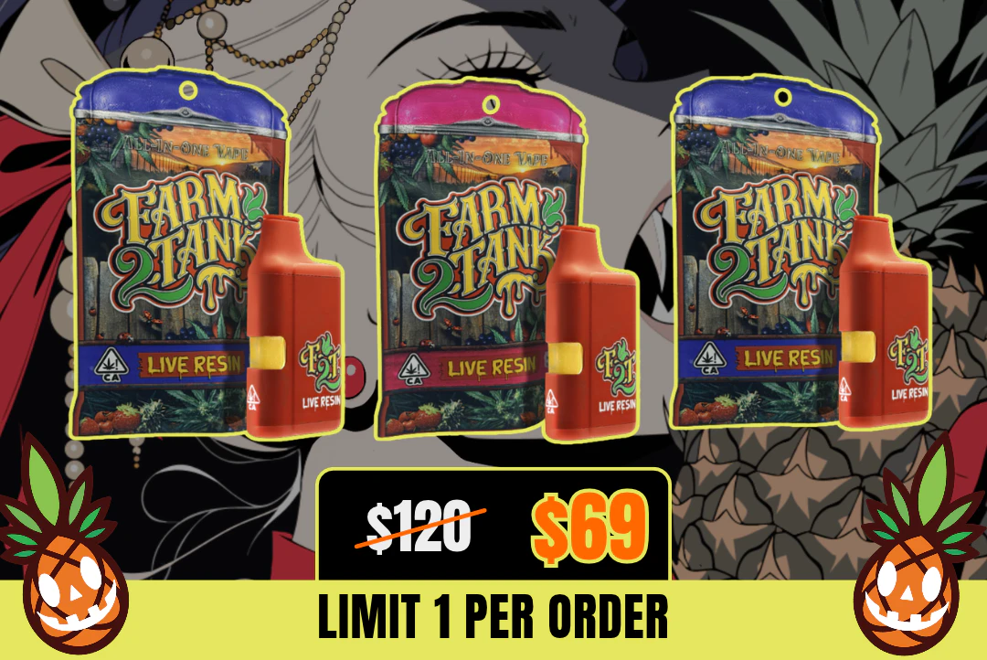 FARM 2 TANK - 3g Ghost2Bust Vape Bundle Main Image