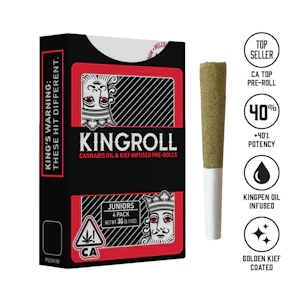 KINGPEN - 3g Grape Ape x Granddaddy Purple Infused Pre-Roll Pack (.75g - 4 pack) - Kingroll