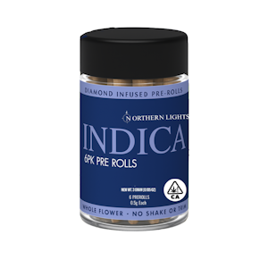 NORTHERN LIGHTS FX - 3g Lions Claw "Indica Blend" Diamond Infused Pre-Roll Pack (.5g - 6 pack) - Northern Lights