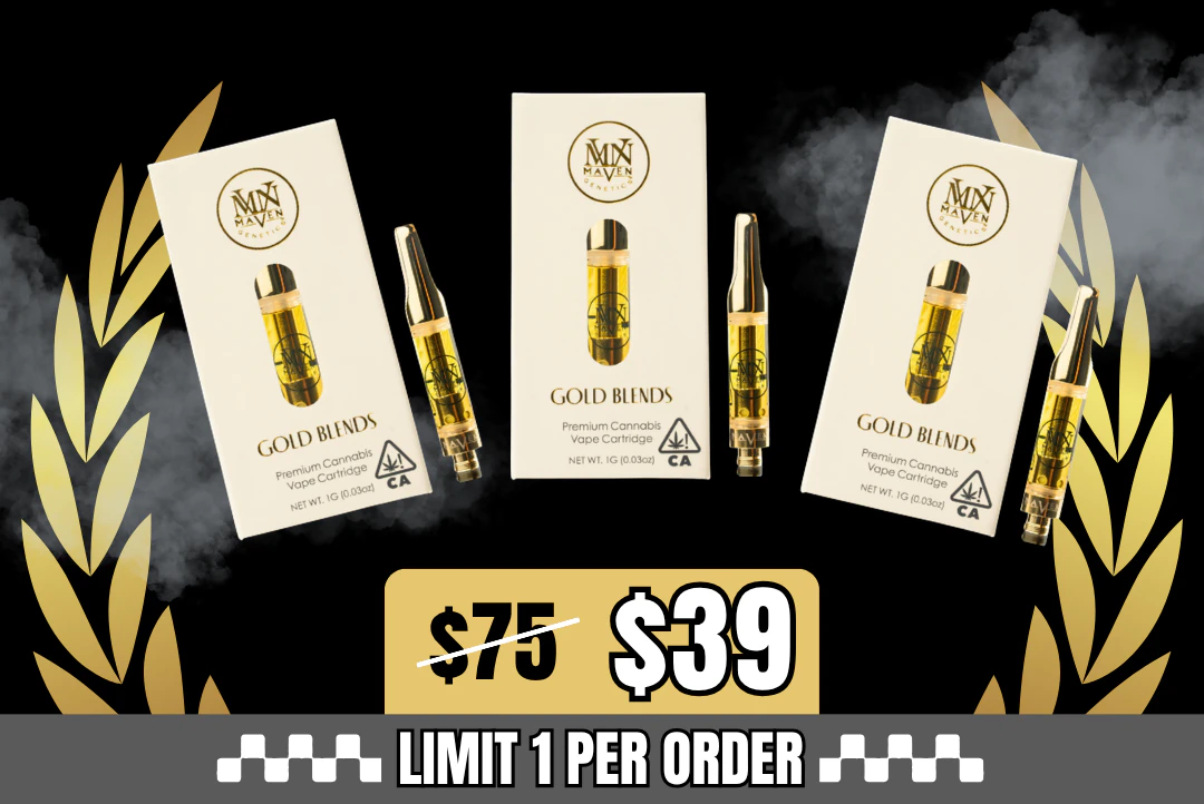 Marijuana Maven - 3g Maven Gold Blend Vape Bundle Main Image