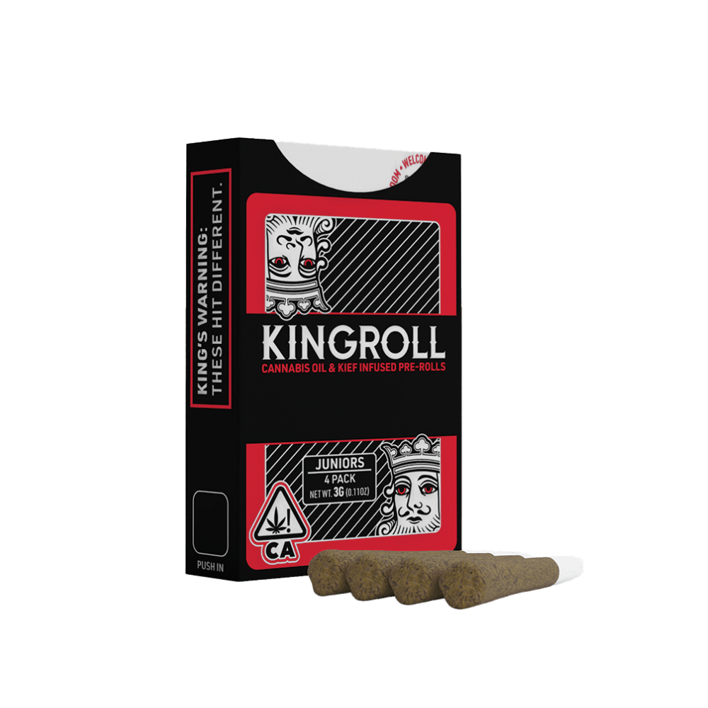 3g OG Kush x Northern Lights Infused Pre-Roll Pack (.75g - 4 pack) - Kingroll picture