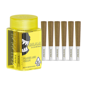 Animalz - 3g Peaches and Cream Infused Pre-Roll Pack (.5g - 6 pack) - Animalz