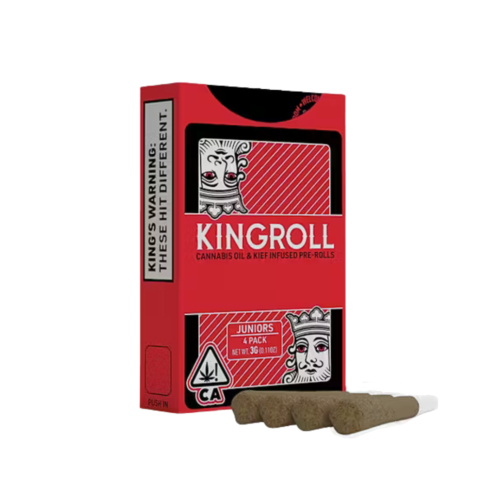 3g Trainwreck x Pineapple Express Infused Pre-Roll Pack (.75g - 4 pack) - Kingroll picture
