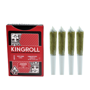 KingPen - 3g White Rhino x Cannalope Kush Infused Pre-roll Pack (0.75g - 4 pack) - King Pen