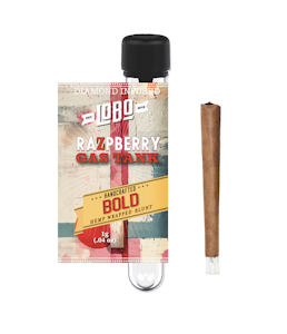 LOBO - Razberry Gas Tank - Bold infused glass-tip blunt Pre-Roll - 1g