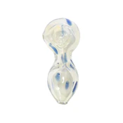 3" Blue Spotted Glass Hand Pipe