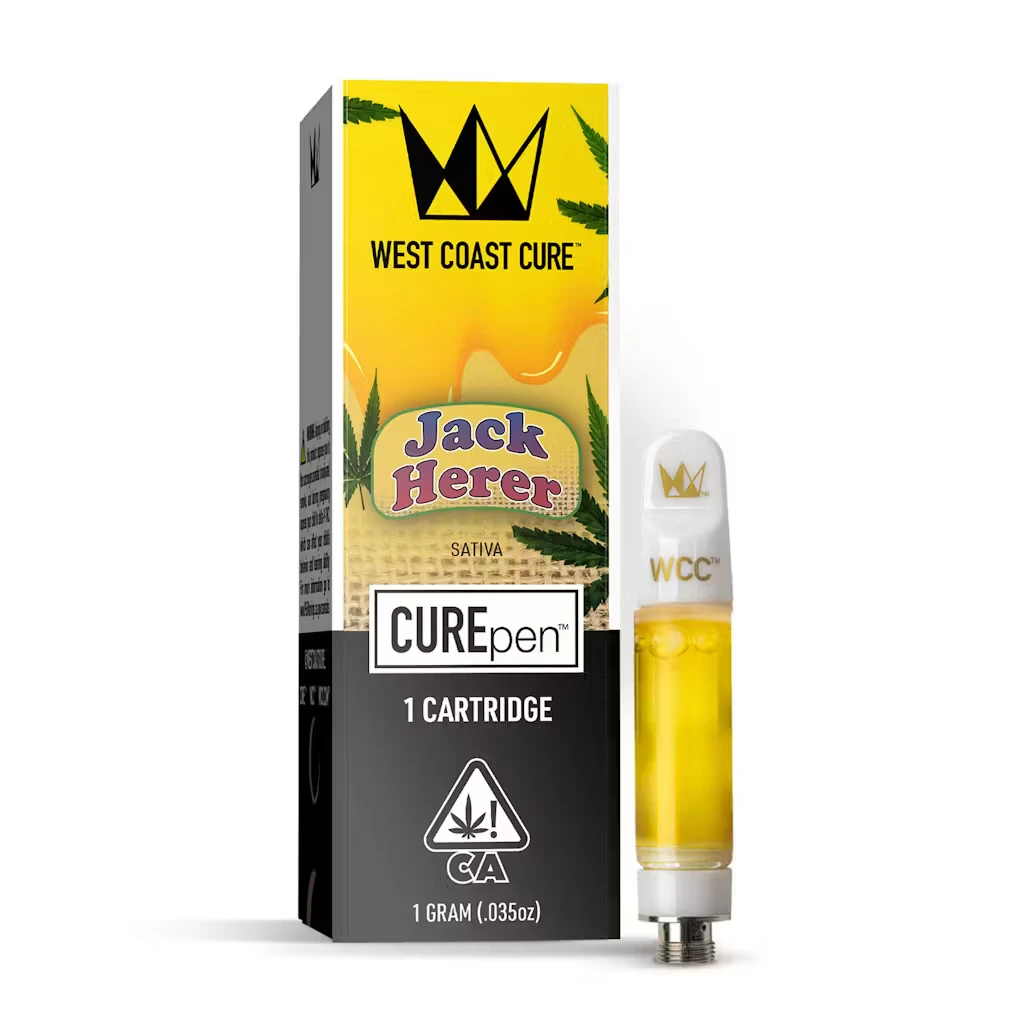 West Coast Cure - Jack Herer (S) 92.5% THC | 1g CUREpen Cartridge Main Image