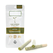 Frosted Zinn (I) | 3pk .5g Crushed Diamonds Infused Joints | Raw Garden