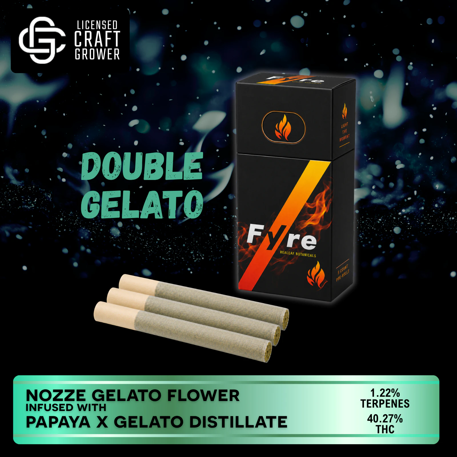 Fyre Brannd - Fyre | Infused 3pack | Double Gelato  | 3g Main Image