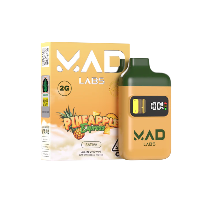 Madd Labs - 2g Pineapple Express "Gold Edition" (Ready-To-Use) - Mad Labs Main Image