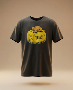 Hi! People - Hi! People Yellow Toasty T-Shirt - Medium