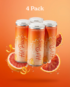 Hi! People - Hi! People Seltzer 4pk - Grapefruit Blood Orange