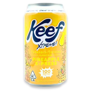 Keef Brands - Keef - Xtreme Soda - Pineapple Xpress - 12oz - 100mg