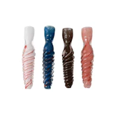 4" Twisted Frit Chillum | Varius Colors