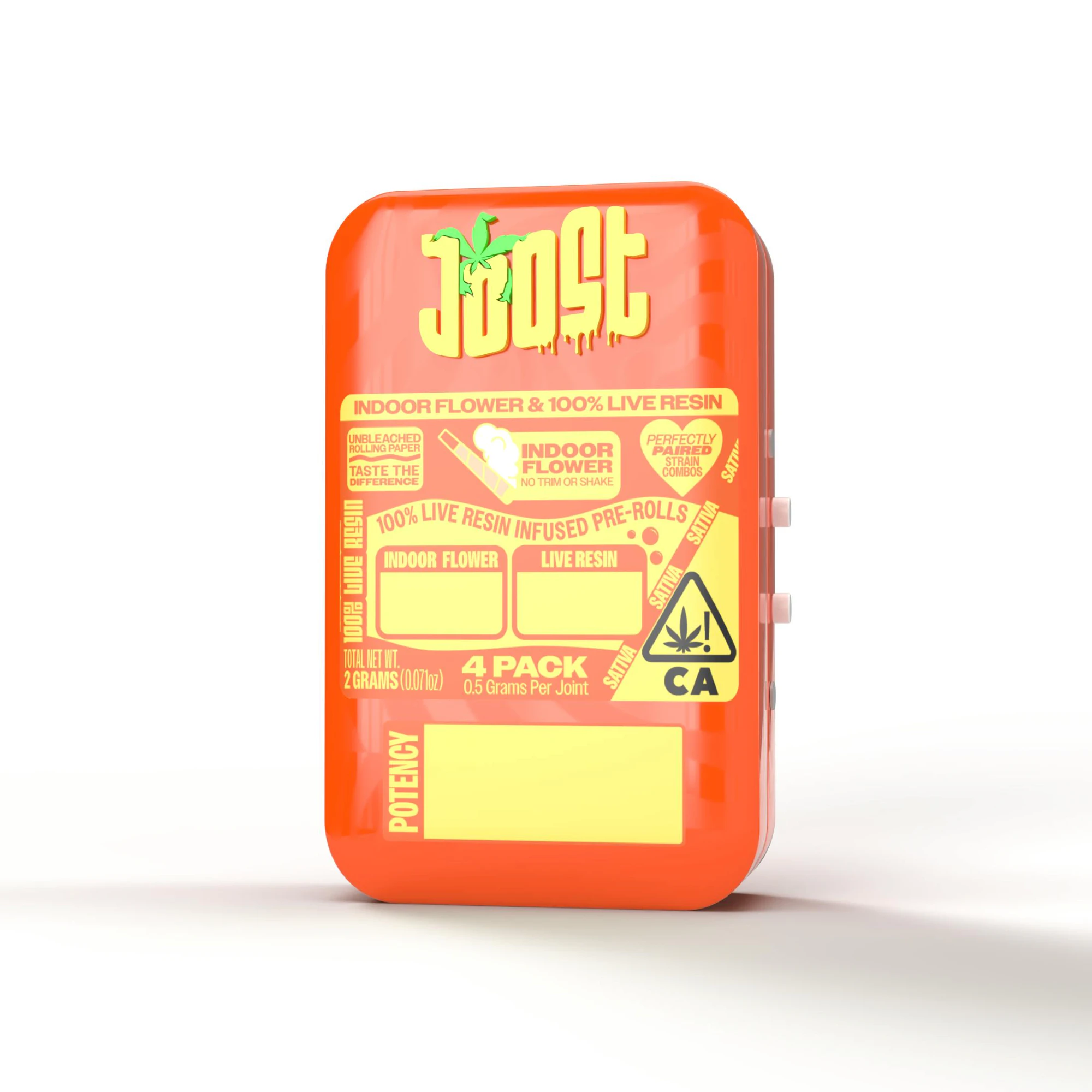 Joost - 0.5g 4-Pack Triple Diesel x Desert Lime / Infused Live Resin Pre-Rolls / Joost Main Image